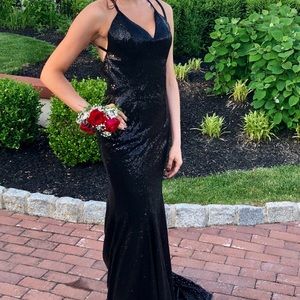 Long prom gown worn once